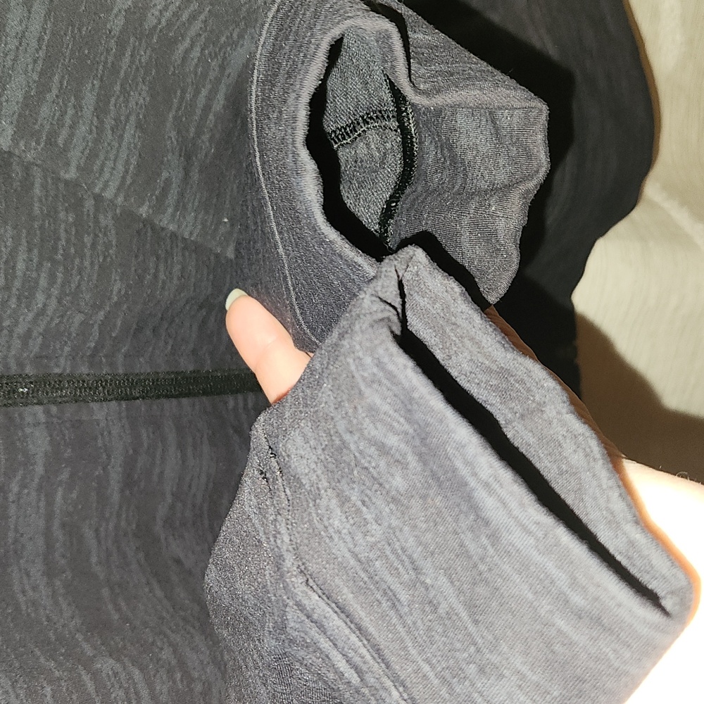 Lululemon City Sweat Full Zip Hoodie *Jacquard Black / Obsidian Large - Picture 10 of 13